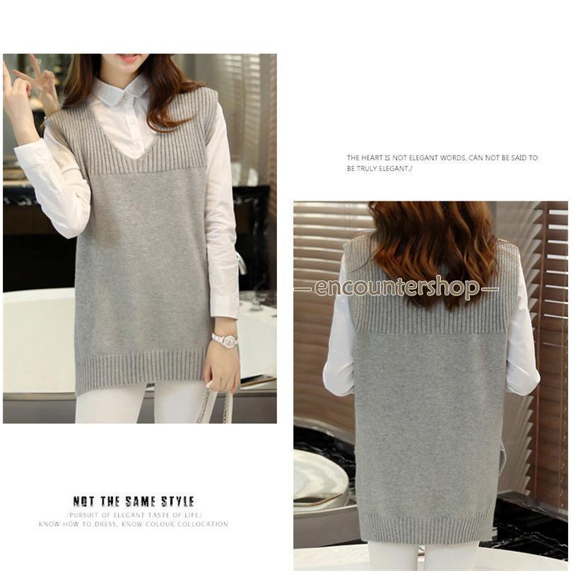 ニットベスト レディース チョッキ トップス ベスト 薄手 おしゃれ 無地 カジュアル 秋コーデ シンプル ノースリーブ ゆったり セーター 重ね着 