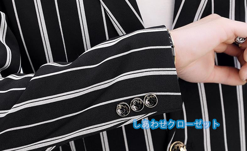 テーラードジャケット メンズ おしゃれ ブレザージャケット カジュアルスーツ ボーダー柄 紳士用 フォマールスーツ ビジネススーツ アウター 春秋冬 通勤 