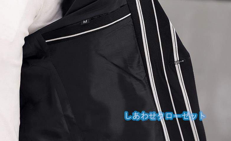 テーラードジャケット メンズ おしゃれ ブレザージャケット カジュアルスーツ ボーダー柄 紳士用 フォマールスーツ ビジネススーツ アウター 春秋冬 通勤 