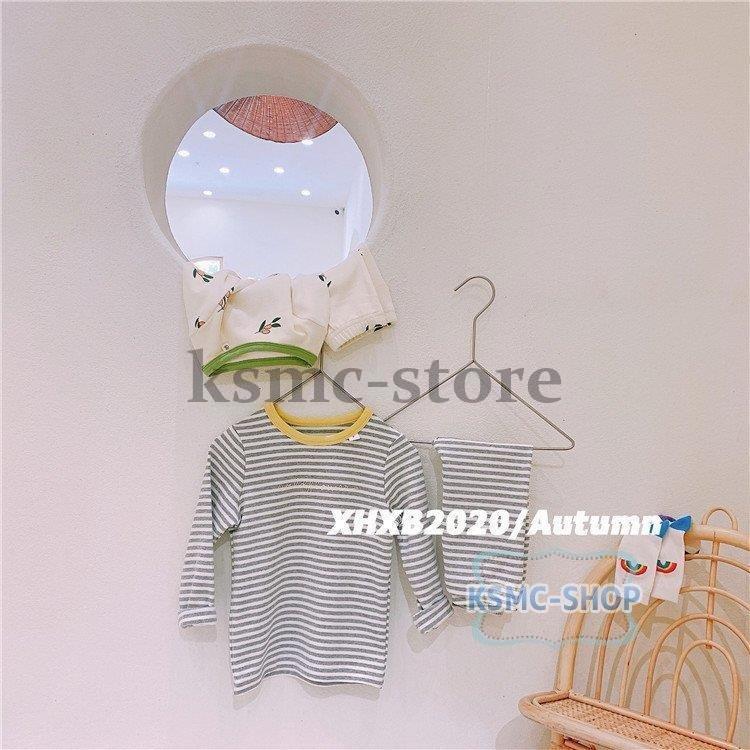 保温下着 キッズ 子供パジャマ 女の子男の子 ベビー 秋冬 ナイトウェア 子供用 トップス 子供服 セットアップ ルームウェア 可愛い 長袖 部屋着 純綿 寝巻き 