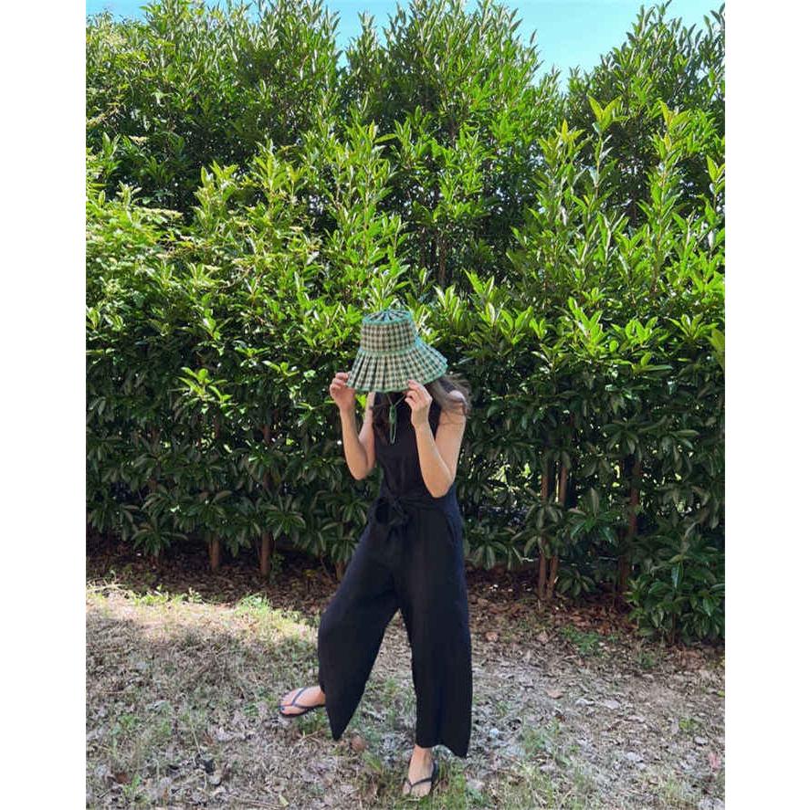 帽子 レディース 春 ハット つば広 夏 折りたたみ 小さいサイズ 大人 リンクコーデ ストローハット 子供 UVカット キッズ ハット 幾何学柄 お揃い 麦わら帽子 