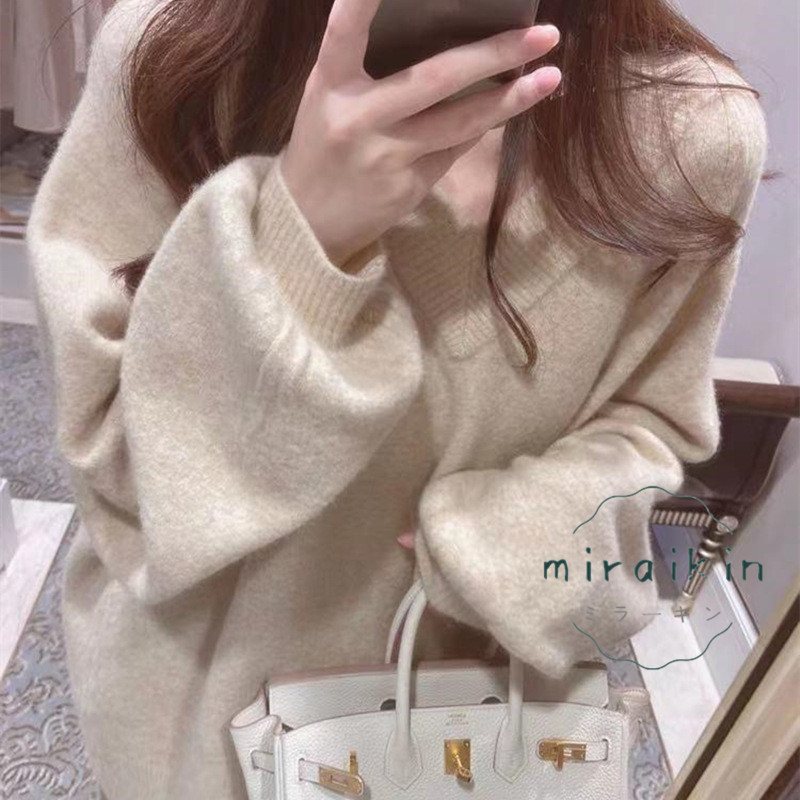 ニットセーター レディース 長袖 。商品 Vネック カジュアル 30代 ストレッチ かわいい 秋冬 セール 暖かい 送料無料 コーデ 50代 ゆったり 40代 20代 