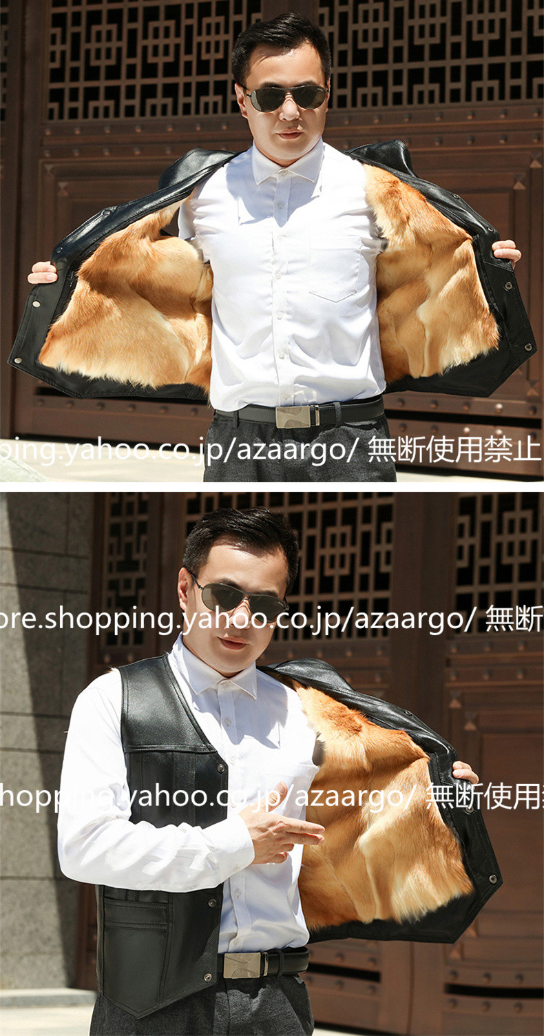 レザーベスト メンズ ラムレザー ベスト 。 羊革 バイク用ベスト 高級レザー 大きいサイズ カジュアル ジレベスト フォーマル チョッキ 通勤 