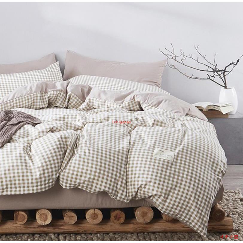 布団カバー 3点セット 4点セット シングル セット ベッドシーツ おしゃれ シンプル 寝具カバーセット 