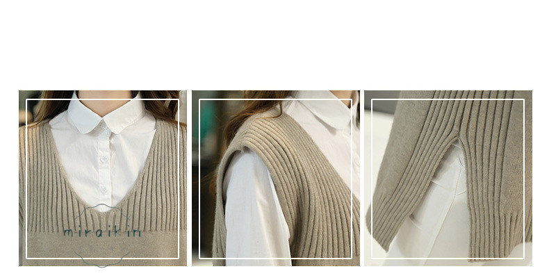 ニットベスト レディース 格安 売れ筋 チョッキ トップス カジュアル 大人 無地 Vネック 秋冬 女性 新作 ゆったり 着回し サイドスリット 着痩せ 送料無料 