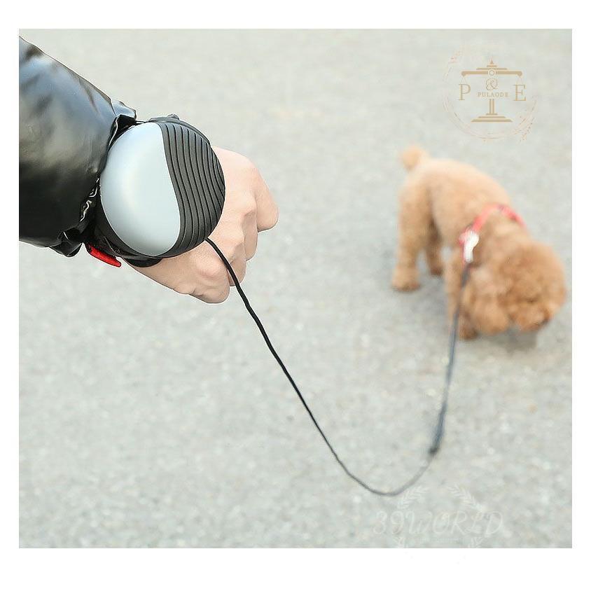 犬用リード ドッグリード ペットリード 伸縮リード 巻き取り式 ペット用品 選べる4色 フレキシリード 中型犬 小型犬用 自動巻き取り式 3M 小型犬 