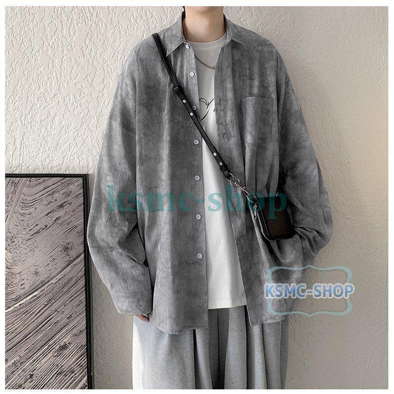 カジュアルシャツ メンズ おしゃれ シャツ 切り替え 長袖シャツ コットン ゆったり ビジネス 春服 シャツトップス 