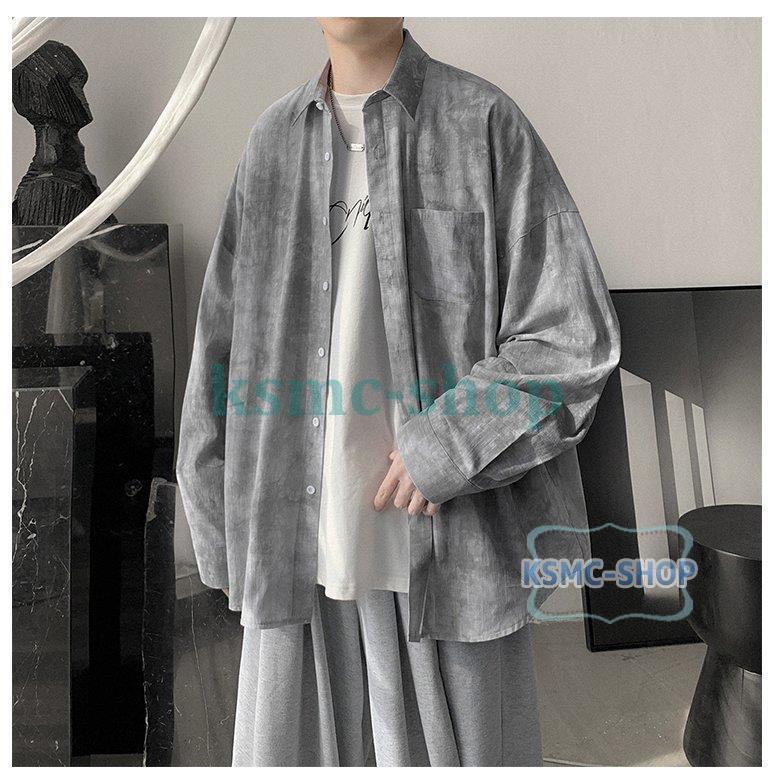 カジュアルシャツ メンズ おしゃれ シャツ 切り替え 長袖シャツ コットン ゆったり ビジネス 春服 シャツトップス 