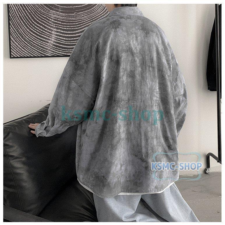 カジュアルシャツ メンズ おしゃれ シャツ 切り替え 長袖シャツ コットン ゆったり ビジネス 春服 シャツトップス 