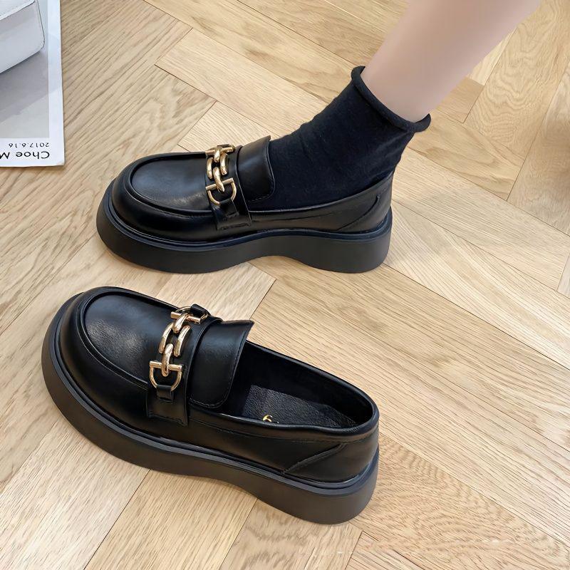 ローファー レディース スリッポン 厚底 柔らかいソール 痛くない 滑り止め 衝撃吸収 歩きやすい 美脚 走れる 通勤 モカシン 日常着用 