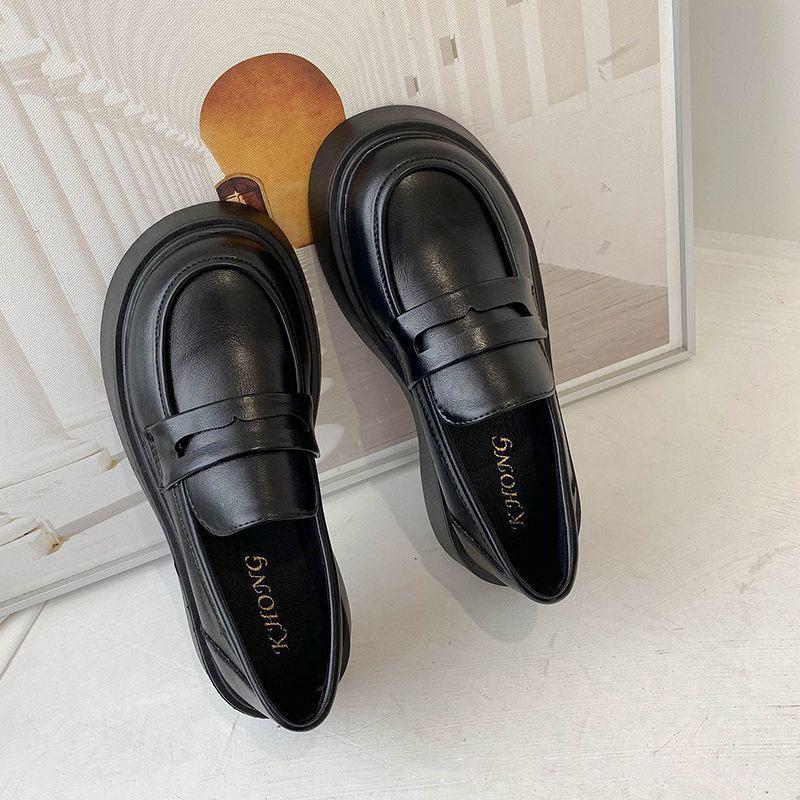 ローファー レディース スリッポン 厚底 柔らかいソール 痛くない 滑り止め 衝撃吸収 歩きやすい 美脚 走れる 通勤 モカシン 日常着用 