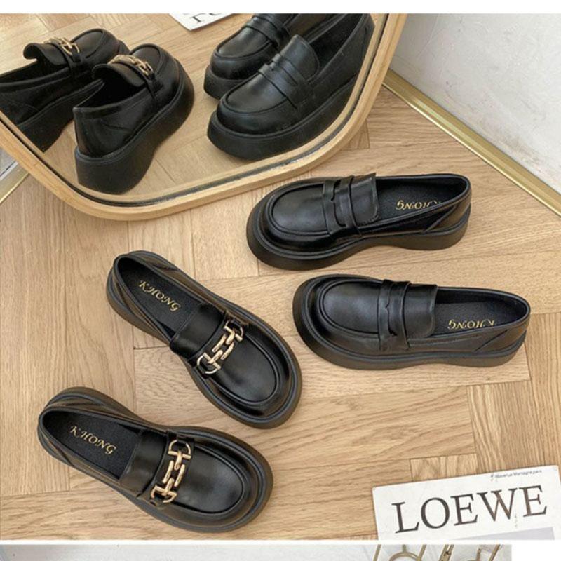 ローファー レディース スリッポン 厚底 柔らかいソール 痛くない 滑り止め 衝撃吸収 歩きやすい 美脚 走れる 通勤 モカシン 日常着用 