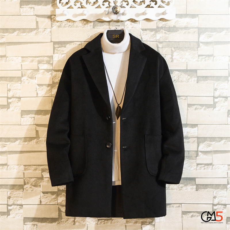Pコート メンズ レディース 秋服 冬服 アウター チェスターコート 通勤 無地 通学 ミドル丈 ビジネス コート 