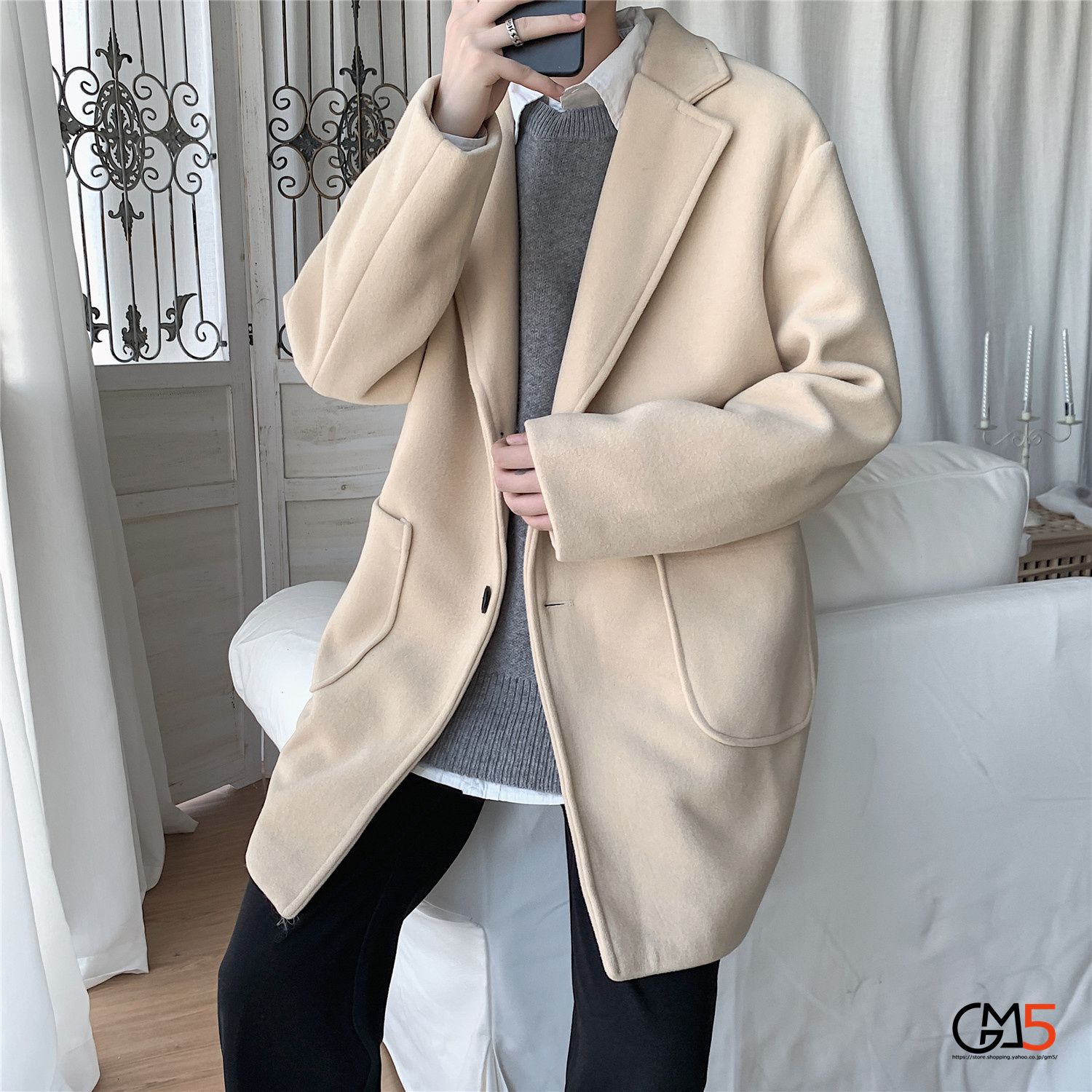 Pコート メンズ レディース 秋服 冬服 アウター チェスターコート 通勤 無地 通学 ミドル丈 ビジネス コート 