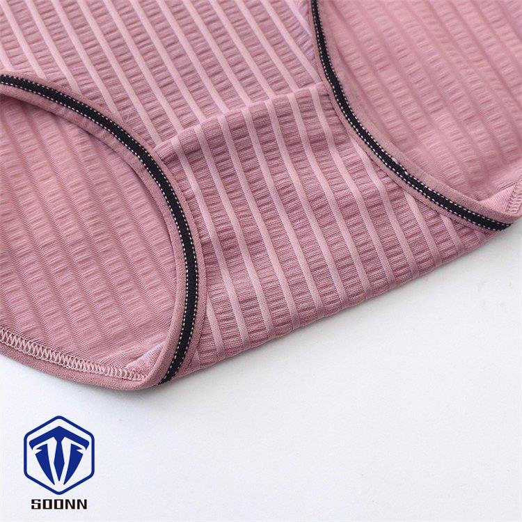 ショーツ ヒップハンガー インナー レディース ゴムタイプ フリーサイズ かわいい シンプル リブ地 女性用 サイドライン リボン ランジェ下着 