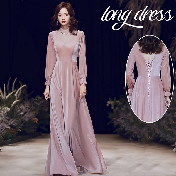 パーティードレス ロング 演奏会 小さいサイズ XS 大きいサイズ ピアノ 同窓会 Aライン 成人式 大人 発表会 ステージドレス 結婚式 演奏会 