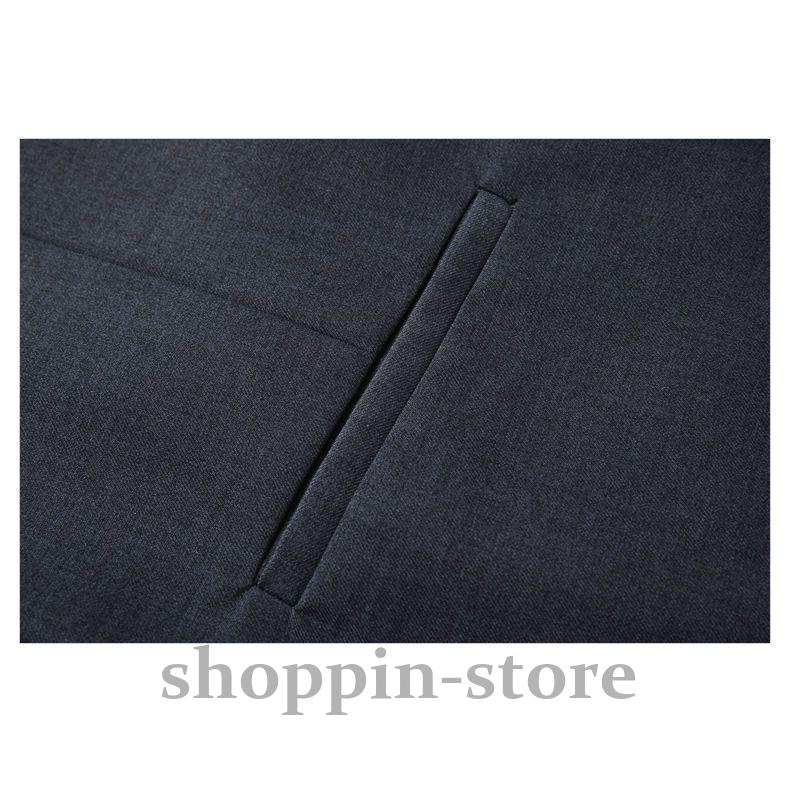 スリムフィットベスト スーツ ジレ メンズ ビジネス 胸ポケットあり 灰色 大きなサイズ 無地 スリム 黒 紺 グレー ブラックネイビー 