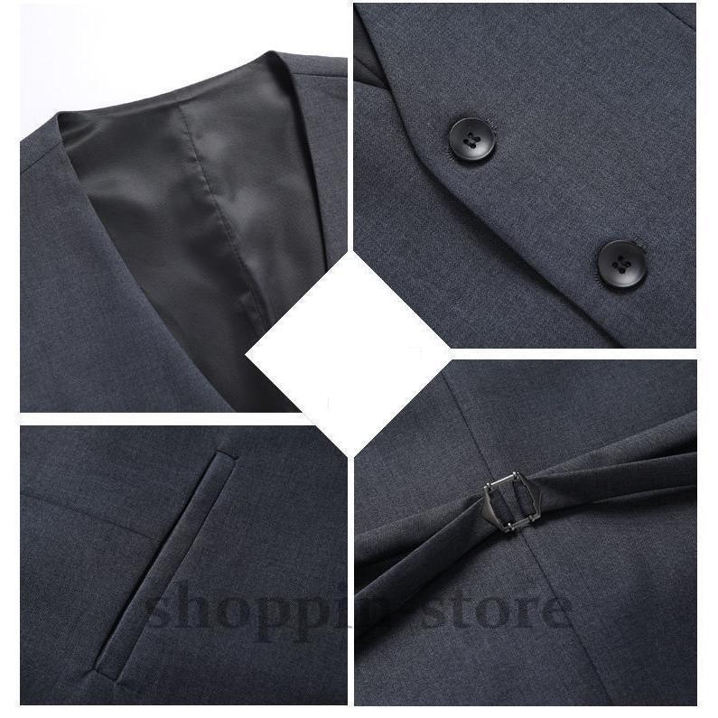 スリムフィットベスト スーツ ジレ メンズ ビジネス 胸ポケットあり 灰色 大きなサイズ 無地 スリム 黒 紺 グレー ブラックネイビー 