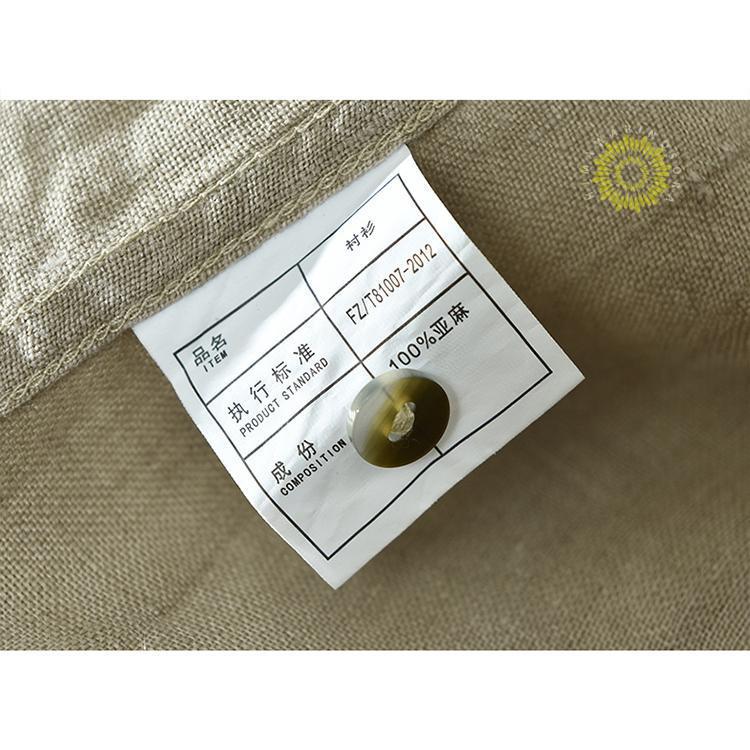 リネンシャツ カジュアルシャツ 亜麻 シャツ メンズ トップス 清涼 爽快 リネン しわ加工 長袖 