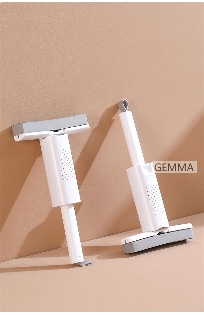 ミニモップ 手洗い不要 片手操作可能 水拭き スポンジモップ 携帯用小型モップ ガテーブル 窓 乾湿両用 多機能 