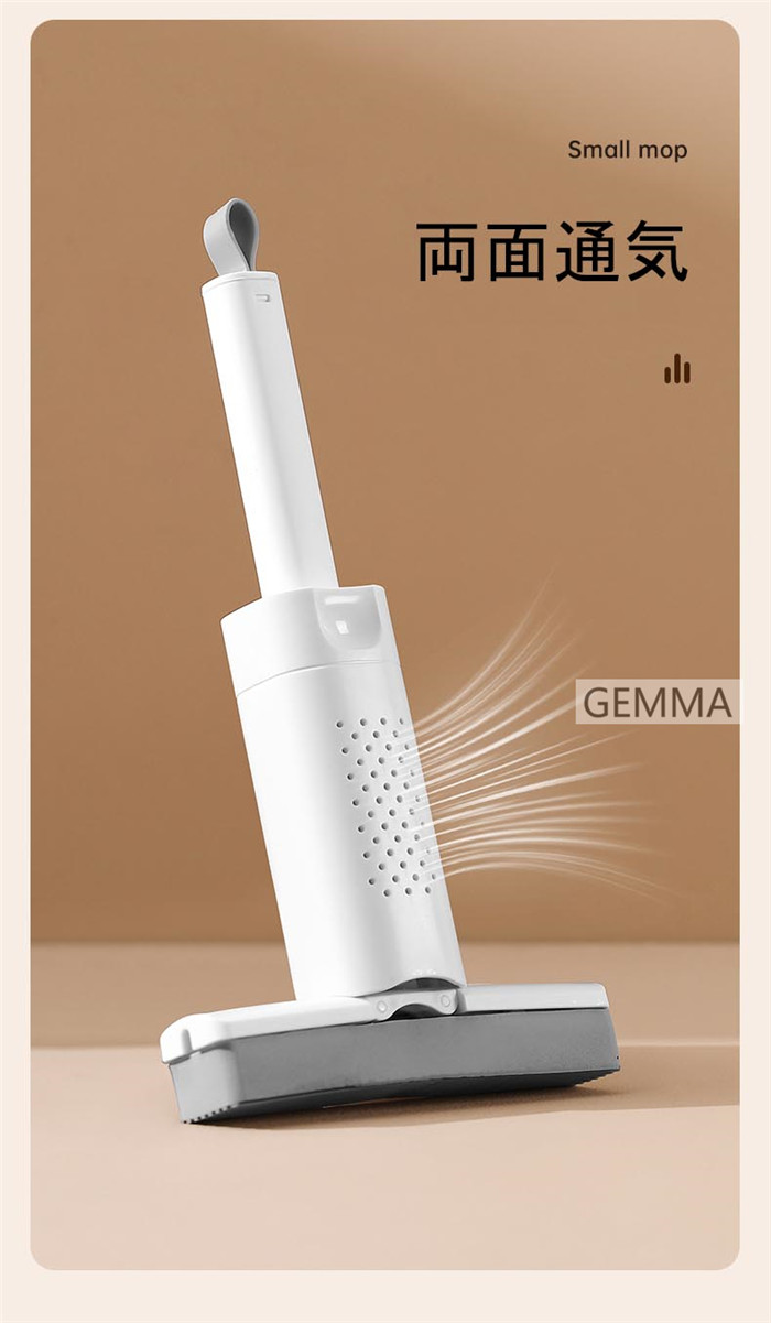 ミニモップ 手洗い不要 片手操作可能 水拭き スポンジモップ 携帯用小型モップ ガテーブル 窓 乾湿両用 多機能 