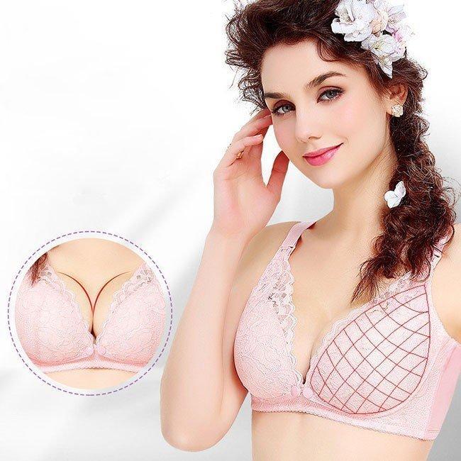 授乳 ブラジャー 授乳ブラ 授乳用 ブラ 肌着 下着 ホック式 前あき マタニティ 美妊婦シリーズ美胸 インナー 妊娠 