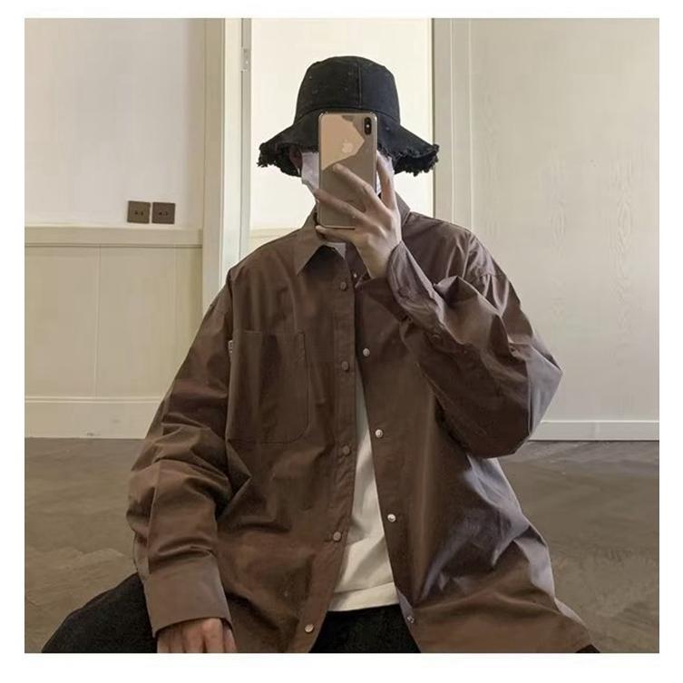 メンズシャツ 長袖シャツ カジュアルシャツ メンズ シャツ アウター シンプル カジュアル オシャレ 通勤 トップス 通学 羽織り 