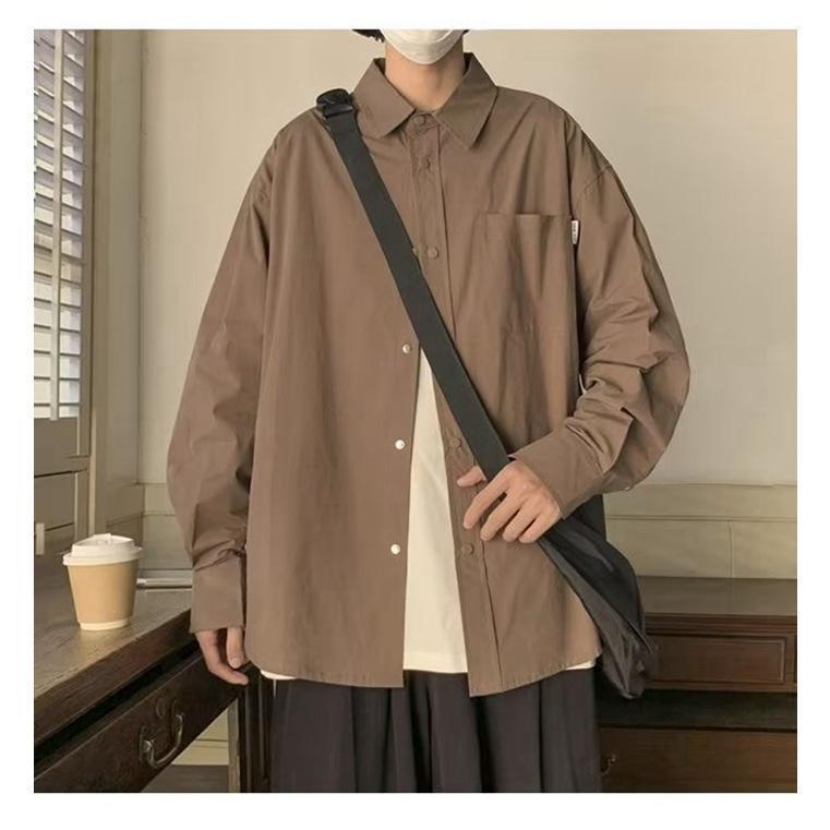 メンズシャツ 長袖シャツ カジュアルシャツ メンズ シャツ アウター シンプル カジュアル オシャレ 通勤 トップス 通学 羽織り 