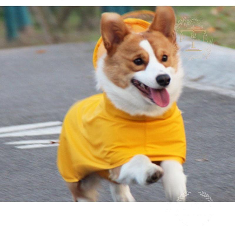 犬用レインコート 犬レインコート ポンチョ型 ドッグウェア 犬雨具 腹当て 散歩 大型犬 お出かけ 小型犬 透明フード付き 中型犬 雨対策 M~8XL 