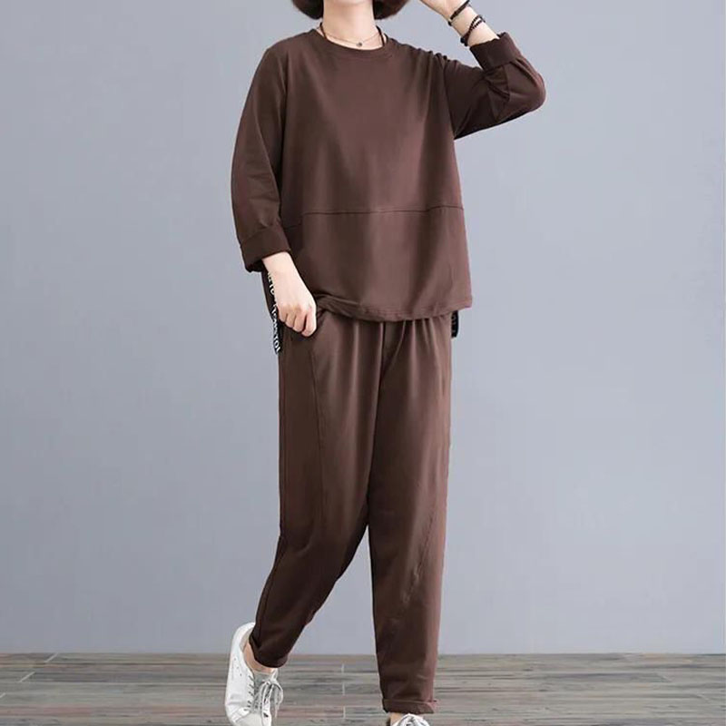 スウェット レディース レディース セットアップ 春夏秋 スポーツウェア 長袖 母の日 2点セット ジャージセットアップ 上下セット 部屋着 運動服 誕生日 外出 