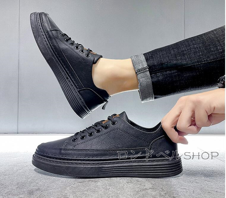 メンズ 防水 スニーカー ローカット ジュニア 男の子 運動靴 歩きやすい スポーツ 紐靴 おしゃれ 白靴 通勤 スクール 高校生 通学 無地 中学生 