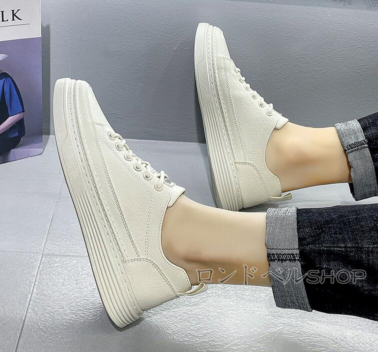 メンズ 防水 スニーカー ローカット ジュニア 男の子 運動靴 歩きやすい スポーツ 紐靴 おしゃれ 白靴 通勤 スクール 高校生 通学 無地 中学生 