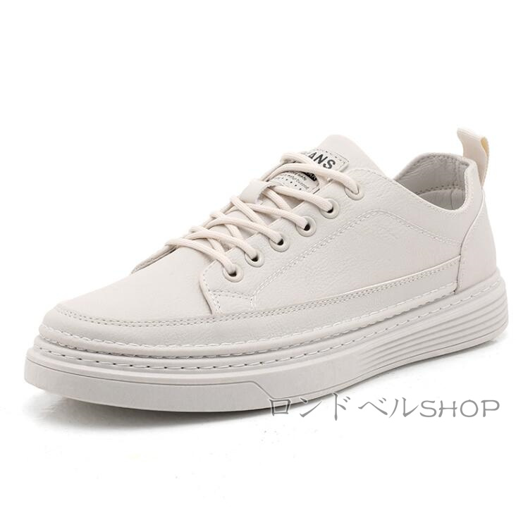 メンズ 防水 スニーカー ローカット ジュニア 男の子 運動靴 歩きやすい スポーツ 紐靴 おしゃれ 白靴 通勤 スクール 高校生 通学 無地 中学生 