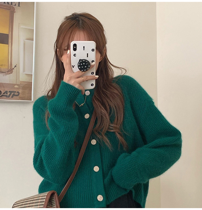 カーディガン レディース ニットカーデ ニットカーディガン シンプル 無地 柔らかい 着心地よい 長袖 おしゃれ 