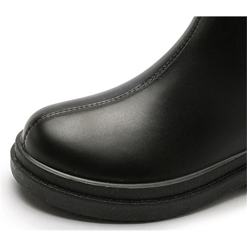 レインブーツ レインレディース ショートブーツ 母の日 コック完全防水 ミドル丈 通勤 滑らない 雨靴 雨の日 脱げない 通学 靴 