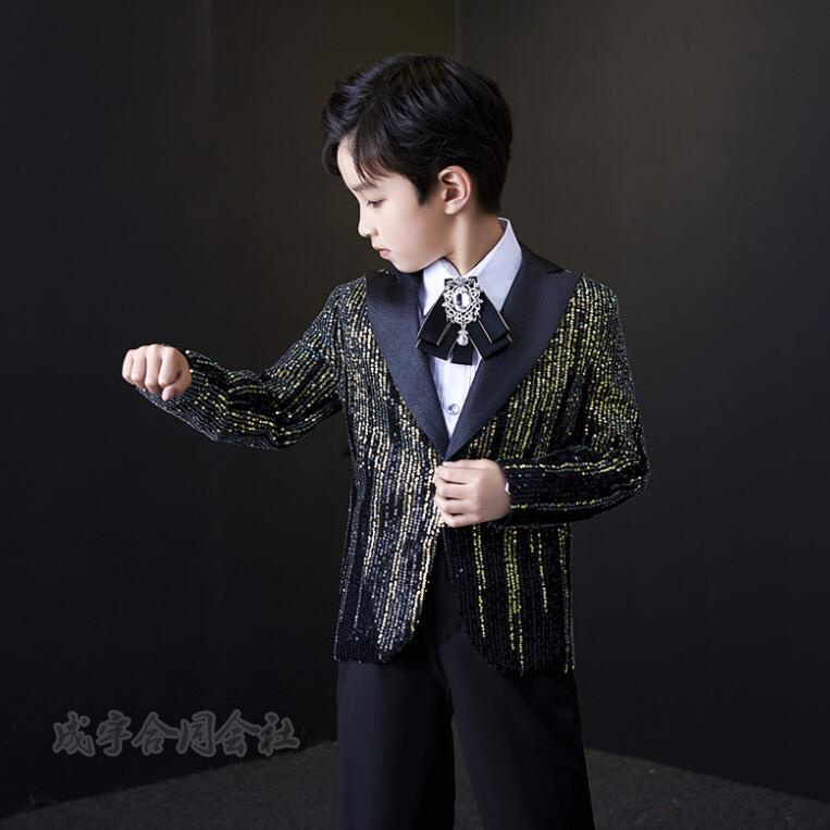 司会者フォーマルスーツ スーツセット 男性 ジャズダンス衣装 ステージ衣装 演出服 ジャケット パーティー イベント パンツ 