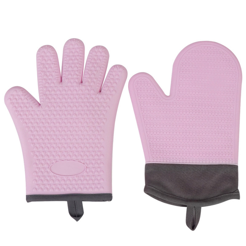 鍋つかみ 鍋敷き ミトン シリコン 耐熱 シリコン 洗える 耐熱鍋敷き やけど防止 なべつかみ キルト 鍋つかみ 高温対応 