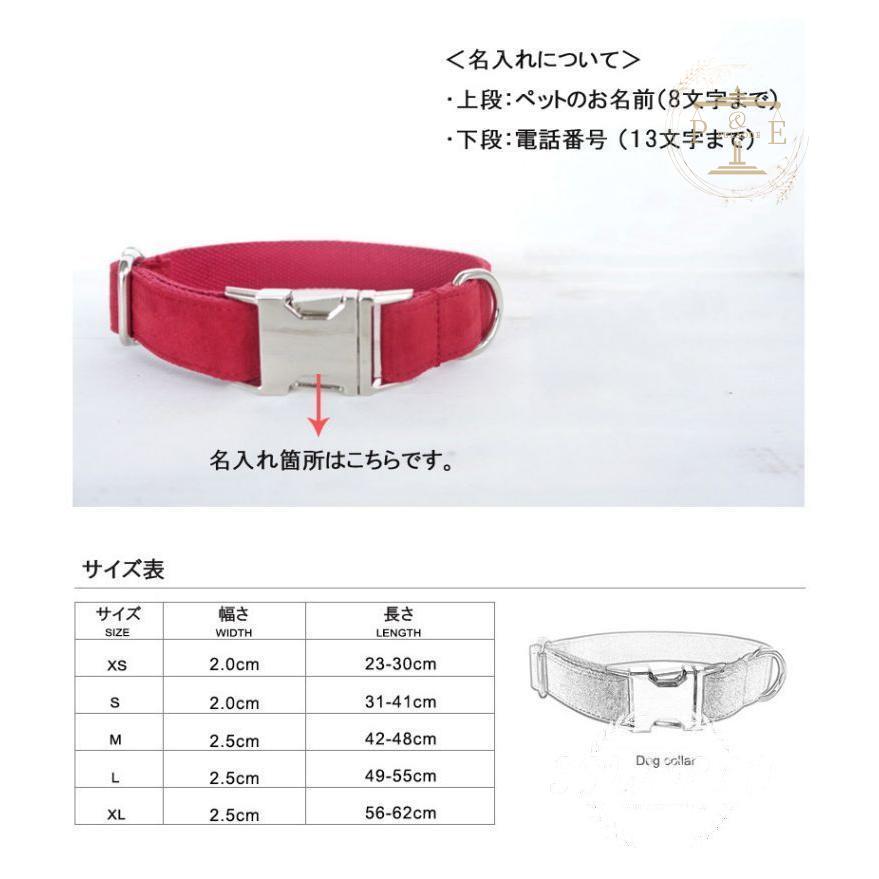 首輪 名前入り 小型犬 中型犬 大型犬 首輪 ナイロン カスタマイズ 迷子札 ペット用品 IDタグ 犬 猫用品 名札 