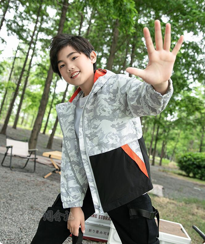 子供服 ウィンドブレーカー キッズ 女の子 ジップアップマウンテン長袖ジャケット ブルゾンジャンパー ジュニア 女児 お出かけ 
