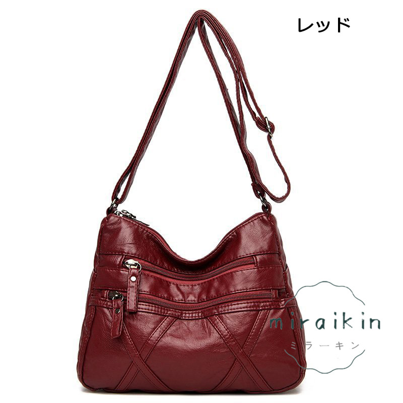 ショルダーバッグ レディース 斜めがけ レザー 肩掛け カジュアル 通勤 20代 大容量 無地 小さめ トートバック 旅行 40代 シンプル 通学 おしゃれ 軽量 30代 