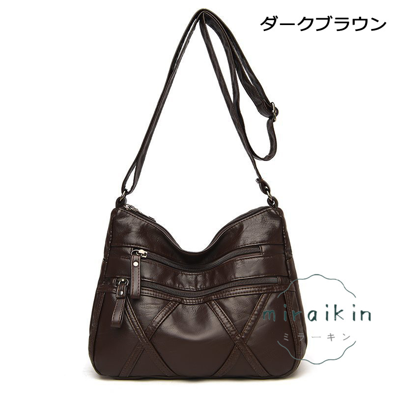 ショルダーバッグ レディース 斜めがけ レザー 肩掛け カジュアル 通勤 20代 大容量 無地 小さめ トートバック 旅行 40代 シンプル 通学 おしゃれ 軽量 30代 