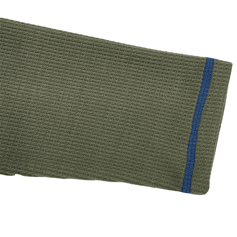 長袖Tシャツ メンズ ヘンリーネック 大きいサイズ ビッグシルエット ワッフルT ロンT カラー配色 ロングT 春 冬 黒T インナー 秋 トップス 