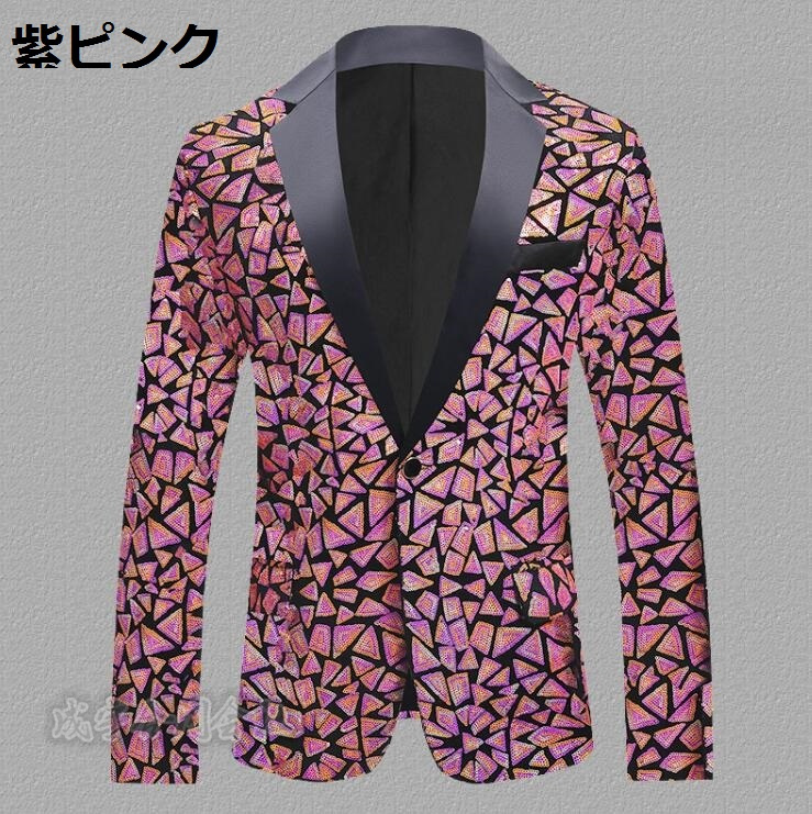 司会者フォーマルスーツ スーツセット 男性 ジャズダンス衣装 ステージ衣装 演出服 パーティー イベント ジャケット パンツ 