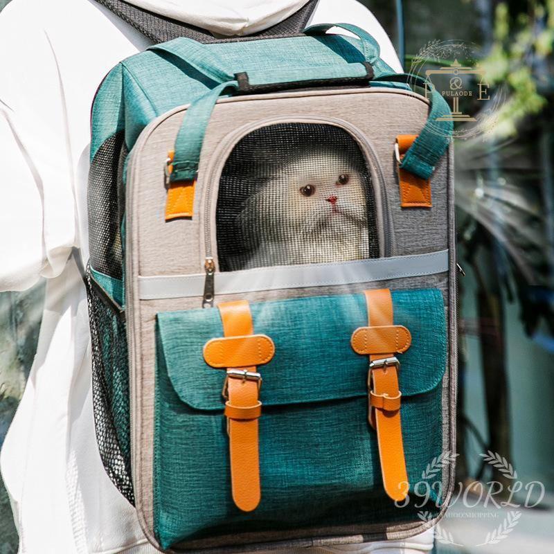 猫リュック ペットキャリーバッグ 猫キャリーバッグ 猫 犬 ペットキャリュック 旅行 病院 移動 猫用 おしゃれ メッシュ 丈夫 小型犬用 ケース 避難 