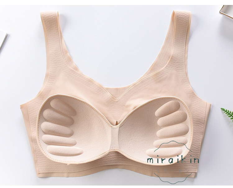 ブラジャー レディース 冷感 昼夜兼用 揺れない 補正ブラ ノンワイヤー 寄せる つけ心地 谷間 楽 薄手 吸汗速乾 盛れる 女性下着 涼しい お洒落 夏用 美胸 