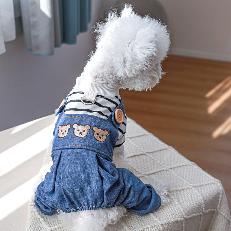 ペットウェア ペット用品 犬 猫 犬の服 洋服 オールインワン 安い 部屋着 小型犬 お散歩 春秋 おしゃれ かわいい 寝間着 お出かけ パンツ 