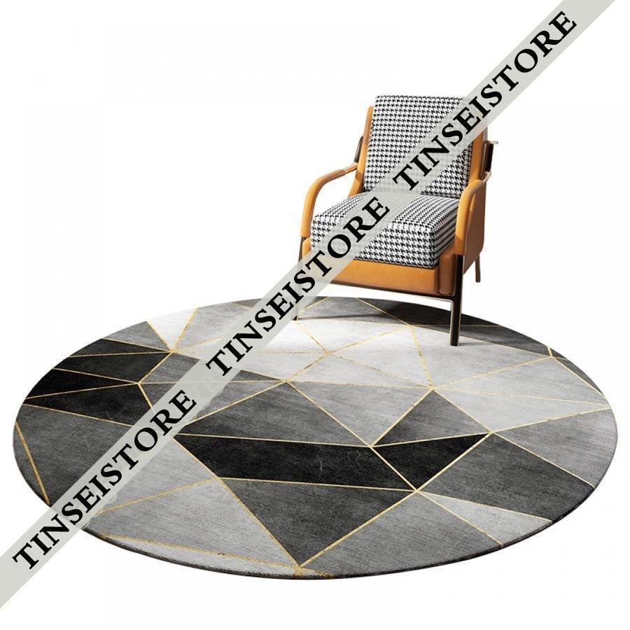 ラグ 丸 カーペット 丸型 洗えるラグマット 円形 じゅうたん オールシーズン ラグカーペット モダン インテリア ベッドルーム 雑貨 丸い絨毯 マット 