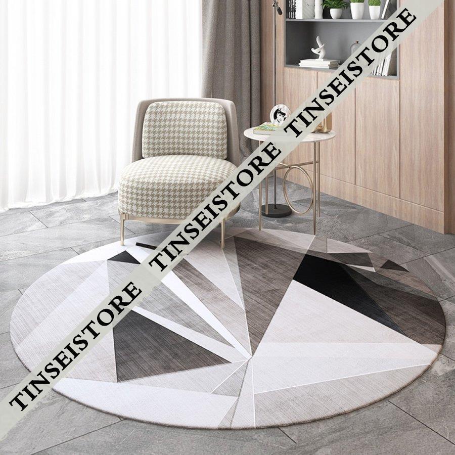 ラグ 丸 カーペット 丸型 洗えるラグマット 円形 じゅうたん オールシーズン ラグカーペット モダン インテリア ベッドルーム 雑貨 丸い絨毯 マット 