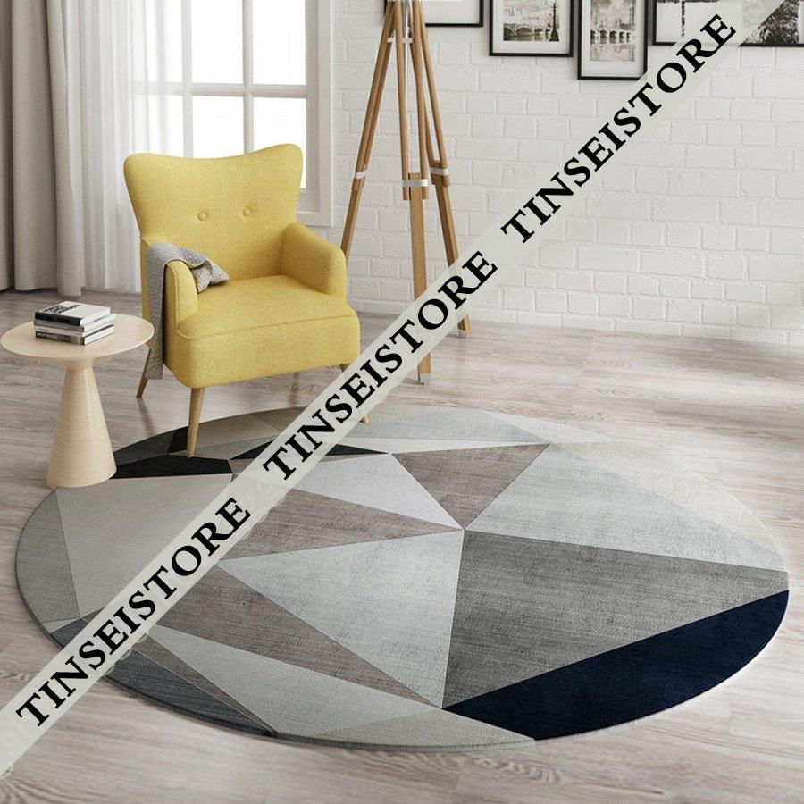 ラグ 丸 カーペット 丸型 洗えるラグマット 円形 じゅうたん オールシーズン ラグカーペット モダン インテリア ベッドルーム 雑貨 丸い絨毯 マット 