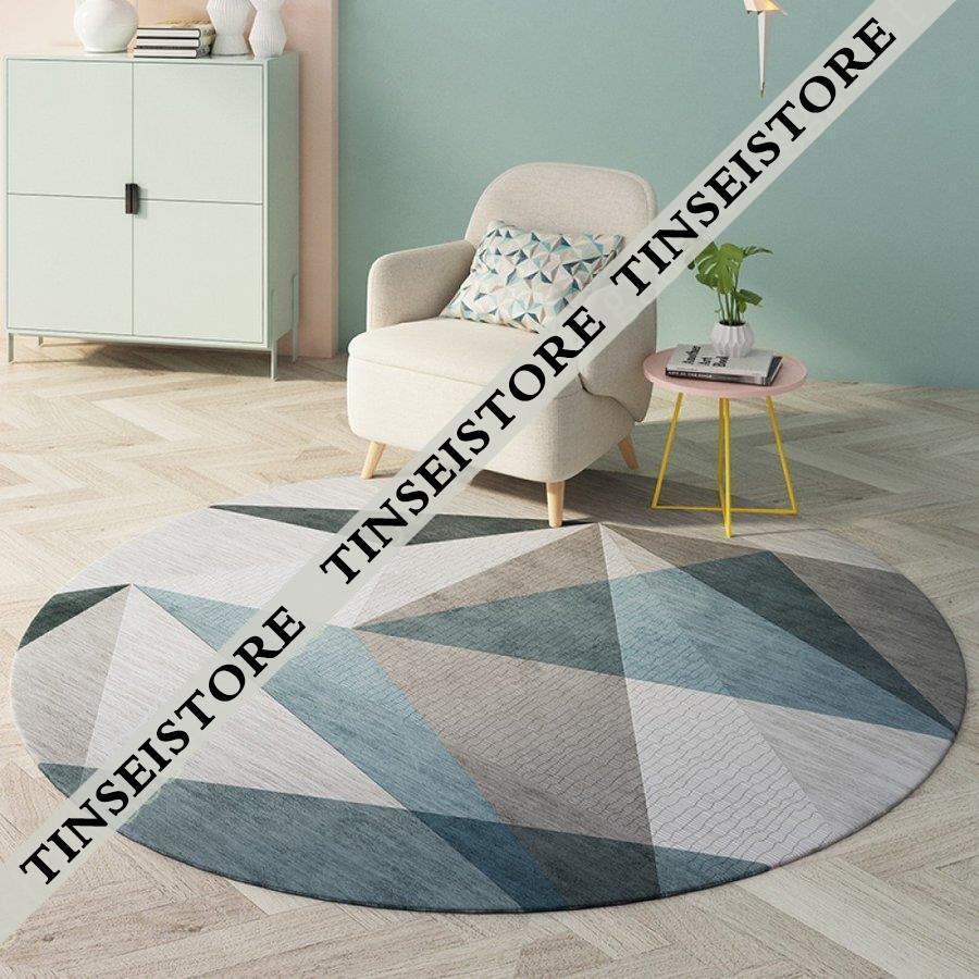 ラグ 丸 カーペット 丸型 洗えるラグマット 円形 じゅうたん オールシーズン ラグカーペット モダン インテリア ベッドルーム 雑貨 丸い絨毯 マット 